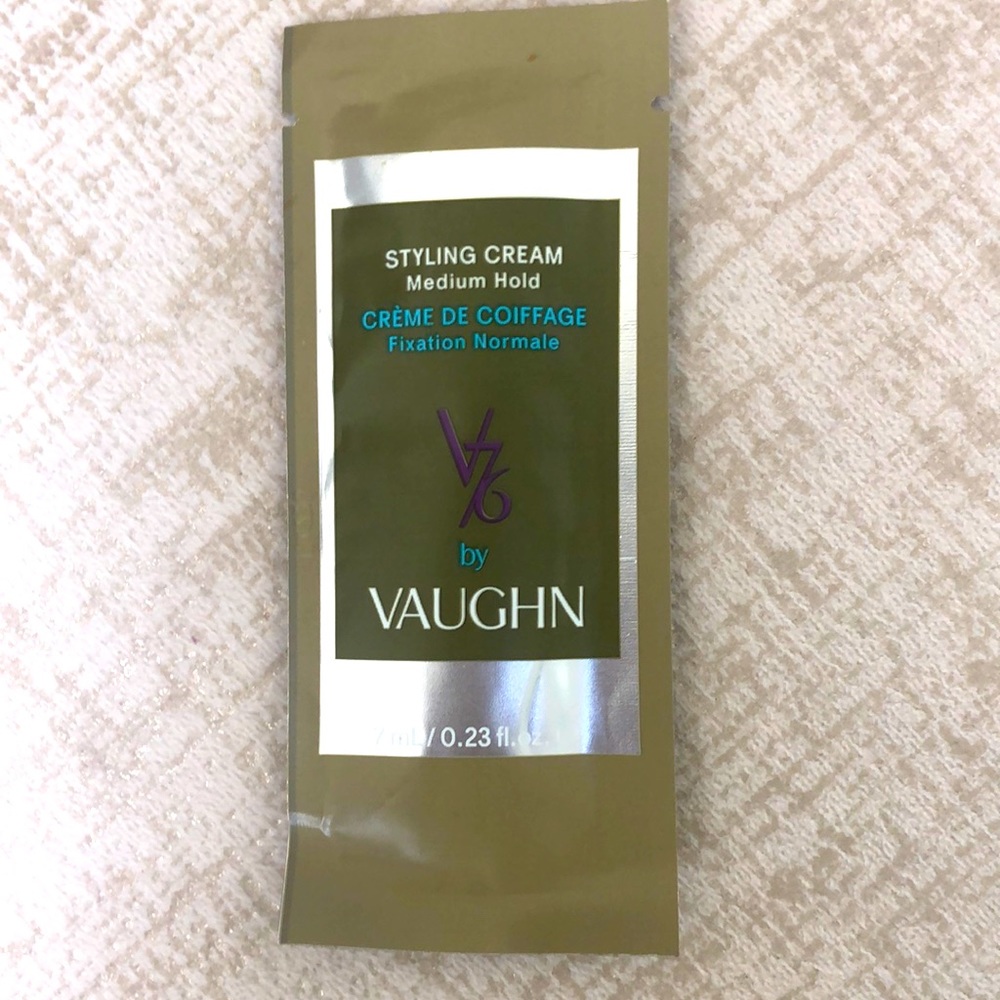 V76 by Vaughn Styling Cream Medium Hold Sample Packets Travel 5 for $15